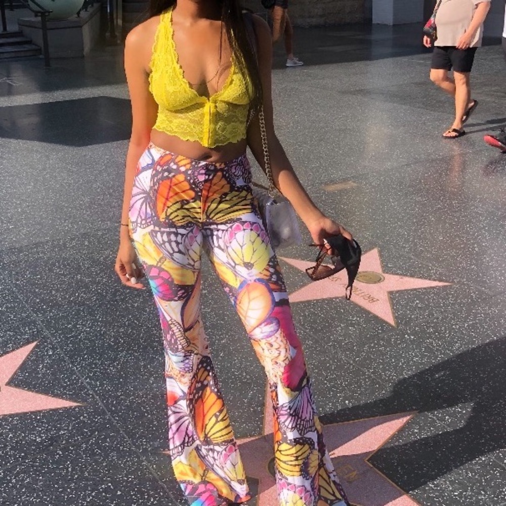 Floral pants set